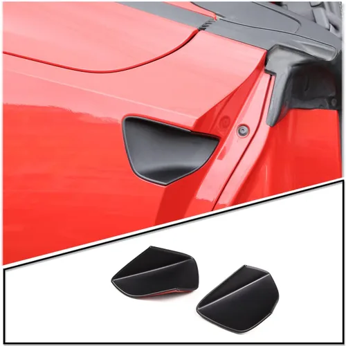 Miniatura 12 de Cubierta protectora de pintura para manija de puerta de automóvil, cubierta protectora de arañazos compatible con Chevrolet Corvette C7 2014 2015