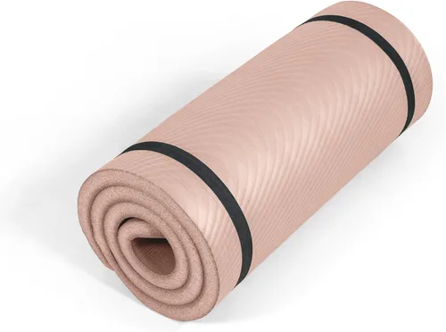 Miniatura 28 de Tone Fitness Esterilla de yoga de 1 pulgada de grosor Alfombrilla de ejercicio antideslizante de alta densidad con correa de transporte para yoga