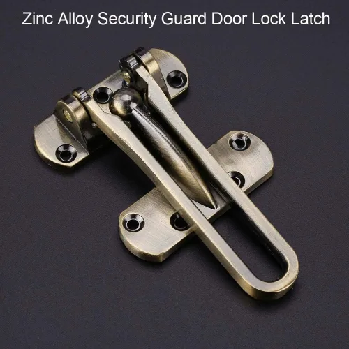 Miniatura 5 de Yosoo Cadena de seguridad de bloqueo de restrictor de bloqueo de ventana de seguridad de aleación de zinc multicolor (bronce)