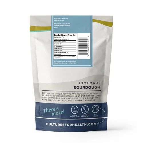 Miniatura 2 de Cultures for Health Iniciador de masa madre de trigo integral Cultivo de reliquia deshidratado para pan artesanal Perfecto para magdalenas
