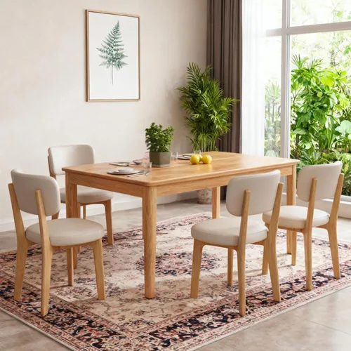Miniatura 10 de Sillas de comedor de nogal, juego de sillones 2/4, juego de comedor moderno de mediados de siglo con patas de madera silla de comedor para cocina