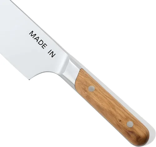 Miniatura 2 de Made In Cookware - Cuchillo de chef de 20 cm - Fabricado en Francia - Espiga completa con mango de madera de olivo