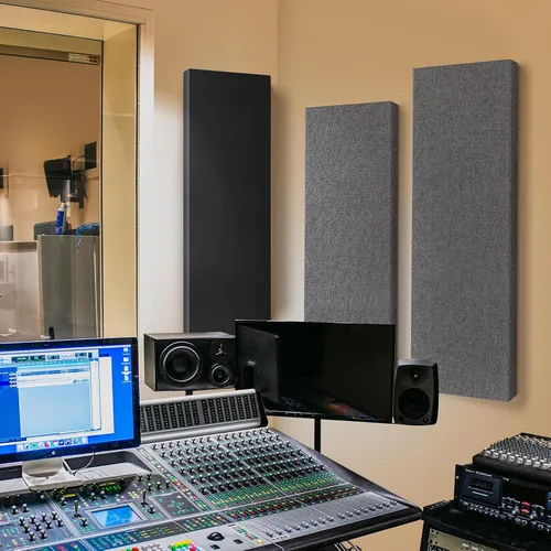 Miniatura 7 de UMIACOUSTICS 2 paneles acústicos de fibra de vidrio, paneles de absorción de sonido de 48 x 12 x 2 pulgadas, paneles a prueba de sonido para Gris