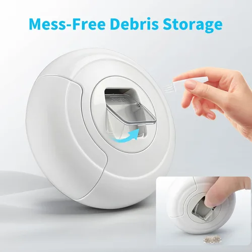 Miniatura 4 de Cortaúñas eléctrico 3 en 1, amoladora automática con luz LED, 3 velocidades recargables de bajo ruido para personas mayores, bebés y adultos