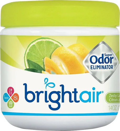 Miniatura 6 de BRIGHT Air 900248 Super Odor Eliminator, Zesty Lemon and Lime, 14 oz (caja de 6)