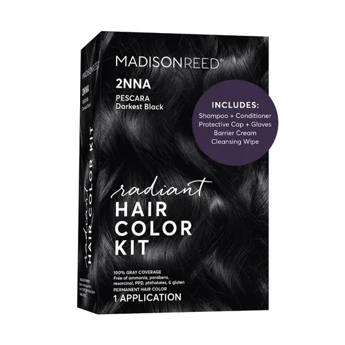 Miniatura 76 de Madison Reed - Kit de color de cabello radiante, tinte permanente para el cabello, 100 % cobertura de canas, sin amoníaco, castaño Catania 5NGM