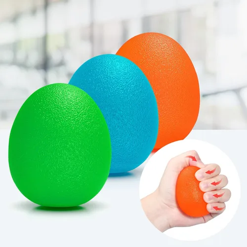 Peradix Entrenador de fuerza de agarre de mano, pelota de alivio de estrés para adultos y niños, terapia de rehabilitación de muñeca, equipo de