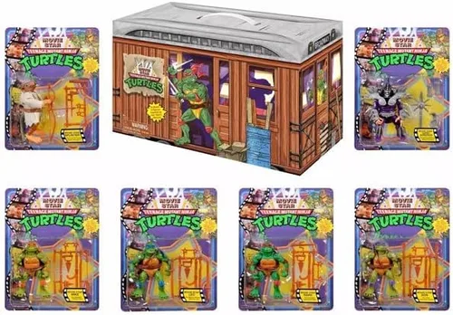 Teenage Mutant Ninja Turtles TMNT Movie Star - Juego de figuras de acción (6 unidades)