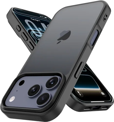 Miniatura 70 de PinLiSheng Funda mate para iPhone 11, funda protectora dura y delgada con protección a prueba de golpes, funda trasera translúcida y mate para Gris