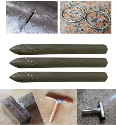 Miniatura 6 de Varillas de aluminio con núcleo de polvo, varillas de soldadura de aluminio de baja temperatura, varillas de soldadura de aluminio de fusión fácil