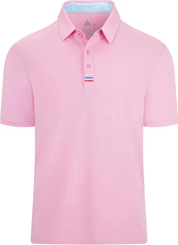 GEEK LIGHTING Camisas tipo polo para hombre, camisas de golf con cuello de manga corta para verano, camisetas casuales