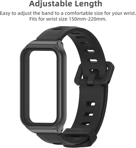 Miniatura 7 de Correa de repuesto de silicona para reloj, accesorios de pulsera inteligente para Amazfit 7 Fit Band