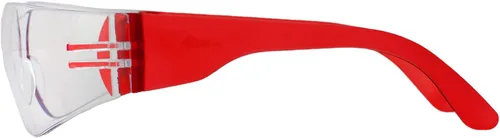 Miniatura 4 de SAFE HANDLER BISON LIFE - Lentes de seguridad con patillas de color de lente transparente, talla única, para adultos, jóvenes, patillas