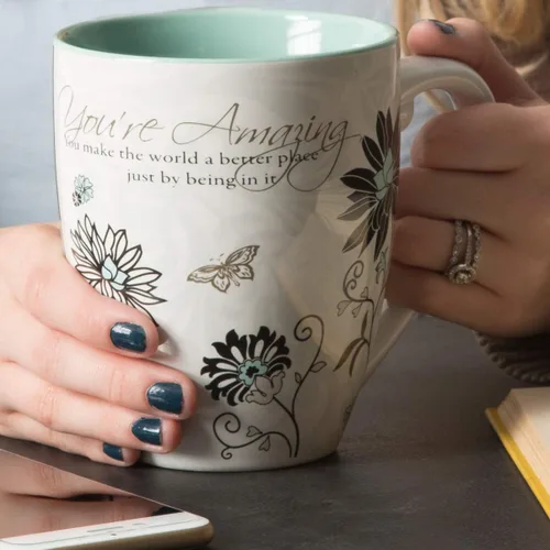 Miniatura 6 de Mark My Words "You're Amazing" Taza de cerámica, 20 onzas