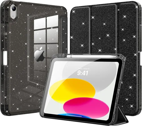 Miniatura 27 de MoKo Funda delgada para iPad (A16) de 11ª generación de 11 pulgadas 2025, iPad de 10ª generación 2022 de 10.9 pulgadas, funda inteligente