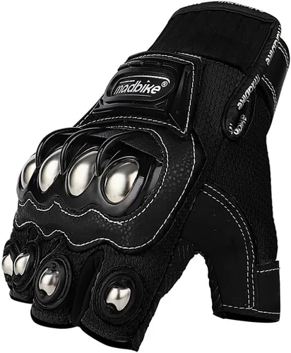 Miniatura 11 de Guantes de motocicleta Flujo de aire de acero nudillos pantalla táctil BMX MX ATV MTB Motocross Dirt Bike Racing Downhill guantes