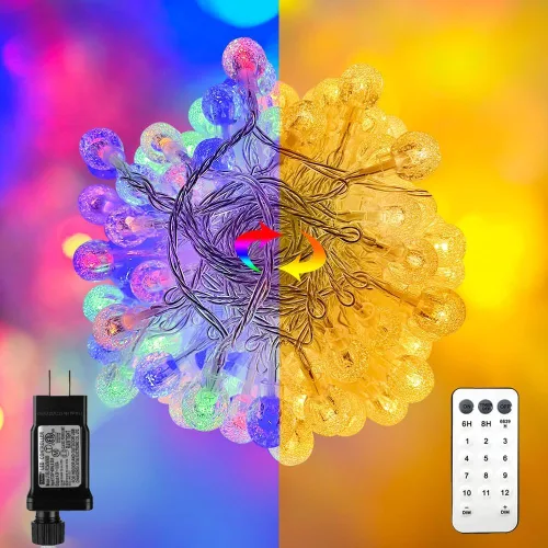 Miniatura 12 de RaThun - Cadena de luces LED con forma de esfera.