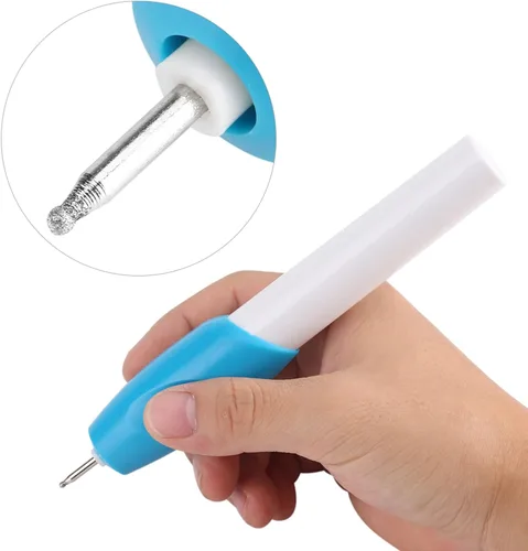 Miniatura 5 de Bolígrafo grabador, bolígrafo de grabado eléctrico, herramienta de grabado inalámbrica, mini micro máquinas de grabado profesional para joyas