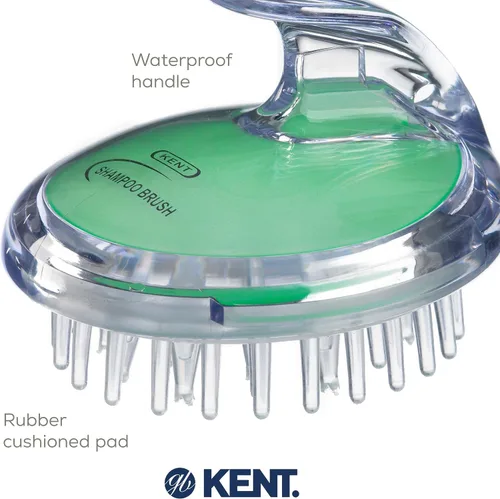 Miniatura 5 de KENT SH1 - Champú/acondicionador, masaje del cuero cabelludo y cepillo húmedo para ducha para el crecimiento del cabello, 42 cerdas de goma suave