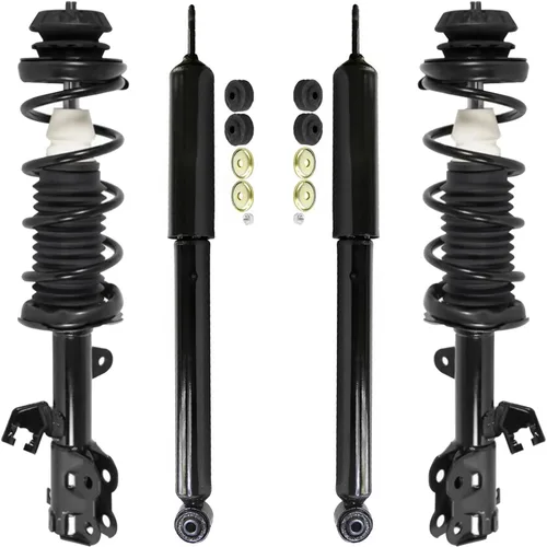 Miniatura 86 de Detroit Axle - Puntales y Amortiguadores para Chevy Traverse Buick Enclave GMC Acadia Saturn Outlook 2007-2012, 2 puntales delanteros con resorte