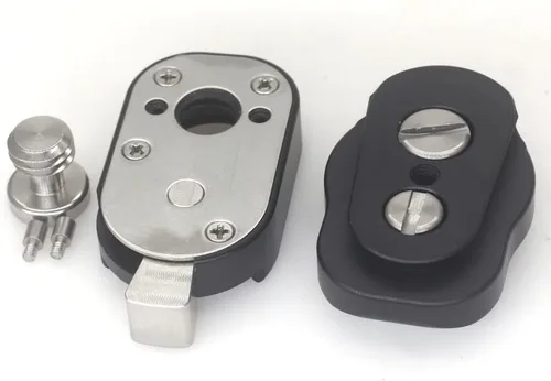 Miniatura 7 de Mini sistema de placa de liberación rápida con tornillos 3/8 M3 para monitores de cámara, brazos, accesorios, micrófonos, luces clave (negro)