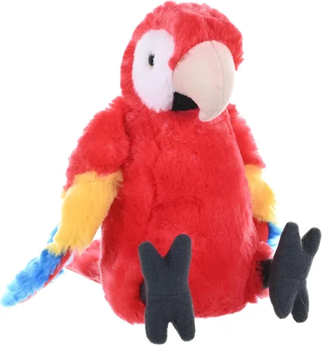 Wild Republic Peluche de guacamayo escarlata, animal de peluche, regalo para niños, Cuddlekins de 8 pulgadas