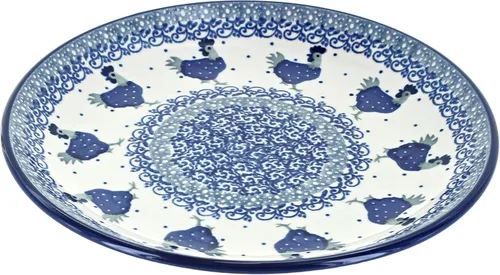 Miniatura 21 de Blue Rose - Plato de postre Blue Alyce - 7.75 pulgadas de diámetro - Hermoso plato para pasteles, aperitivos o aperitivos