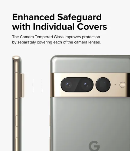 Miniatura 3 de Ringke Protector de lente de cámara (3 unidades, protección multicapa) compatible con Google Pixel 7 Pro, cubierta de vidrio templado para cámara