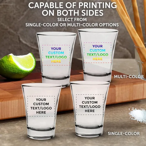 Miniatura 6 de Vasos de chupito personalizados de 2 onzas, juego de 10, paquete personalizado a granel, ideal para bodas, fiestas, cumpleaños, regalos, color negro