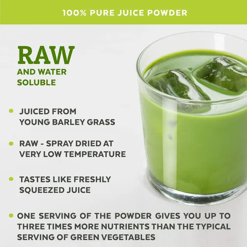 Miniatura 5 de Numami Polvo de jugo de hierba de cebada y arándanos silvestres en polvo para tu batido de desintoxicación perfecto, calidad premium y certificado
