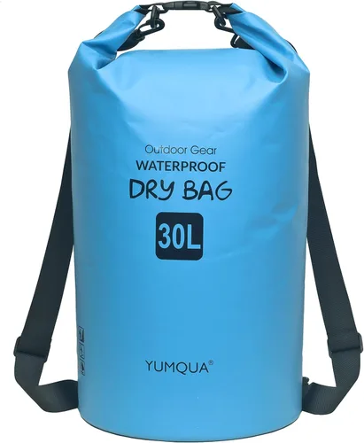 Miniatura 35 de YUMQUA Bolsas secas impermeables 5L/10L/20L/30L/40L para mujeres y hombres, bolsa seca flotante enrollable bolsa de almacenamiento impermeable