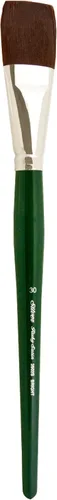Miniatura 13 de Silver Brush Limited 2502S - Cepillo brillante satinado rubí para acrílicos fluidos y fluidos, tamaño 6, mango corto