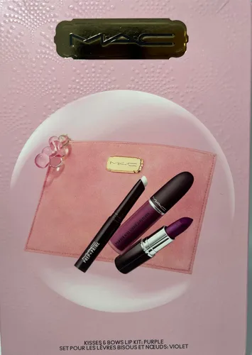 Miniatura 3 de MAC Edición Limitada Kisses & Bows Kit de labios: morado