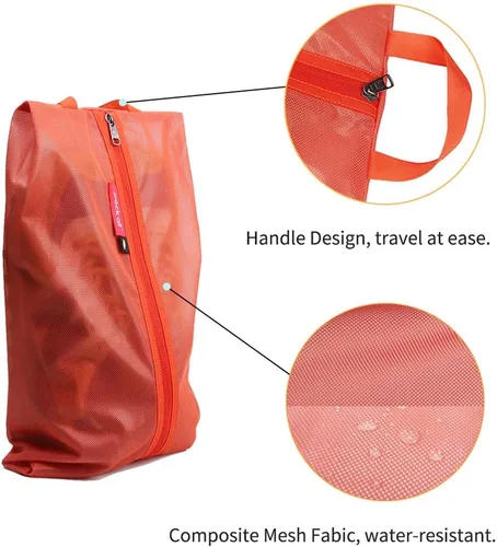 Miniatura 2 de pack all Bolsas de viaje resistentes al agua, organizador de zapatos con cremallera, para hombres y mujeres