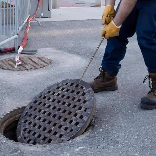 Miniatura 8 de Gancho de mango en T de utilidad de acero inoxidable de 15.0 in - Herramienta de elevación de cubierta de boca