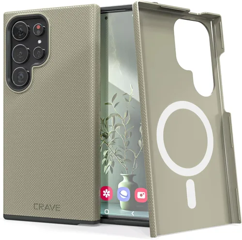 Miniatura 13 de Crave Funda para Galaxy S22 Ultra, funda de doble capa de protección a prueba de golpes para Samsung Galaxy S22 Ultra 5G (6.8 pulgadas) - Negro
