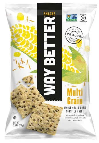 Miniatura 12 de Way Better Snacks Chips de tortilla, batata, 5.5 onzas