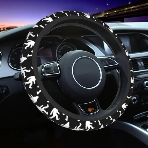 Miniatura 38 de Funda para volante MINIOZE de ojos malvados azules con luna mágica, accesorios para automóvil, linda para mujeres y niñas, universal de 15 pulgadas