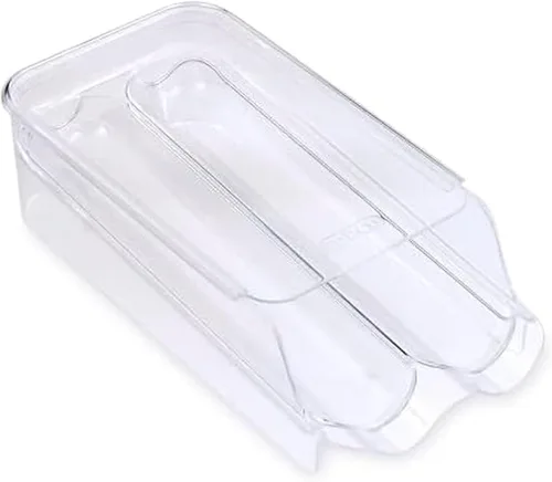 Copco Cubo de huevos enrollable con tapa extraíble, organizador de huevos transparente que ahorra espacio para refrigeradores, capacidad para hasta