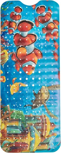 Miniatura 7 de ENKOSI Tapete de baño antideslizante, extra largo de 40 x 16 pulgadas, tapete antideslizante grande para bañera y ducha con ventosas y agujeros