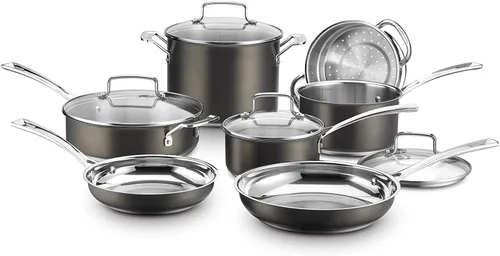 Miniatura 9 de Cuisinart Juego de utensilios de cocina de acero inoxidable Mica Shine de 8 piezas Negro