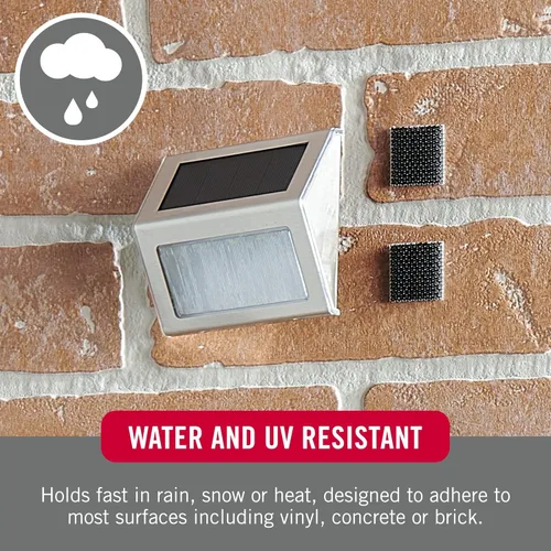 Miniatura 3 de VELCRO Brand Extreme Lock - Cuadrados de montaje con adhesivo 16 juegos, 1 pulgada Fija electrónicos, iluminación o señalización al aire libre