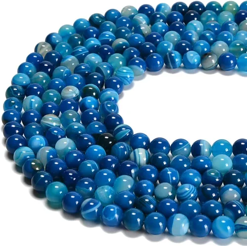 Miniatura 11 de Cuentas sueltas de rodonita teñida de jade de 10mm, redondas y suaves, de gematone natural para joyería y manualidades, 1 cadena de 15 pulgadas Jade