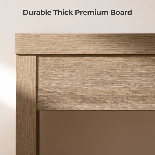 Miniatura 5 de SICOTAS Mesa de Escritorio para Computadora - Mesa de Estudio de Madera de 47 Pulgadas para Dormitorio, Escritorio de Oficina Estilo Granja