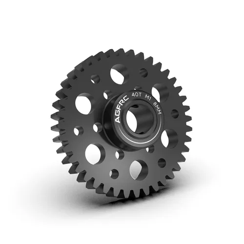 Miniatura 9 de AGFRC Engranaje de motor de piñón de acero endurecido 8MM MOD1 30T RC para carreras de alta velocidad y aplicaciones de carreras de arrastre Parte