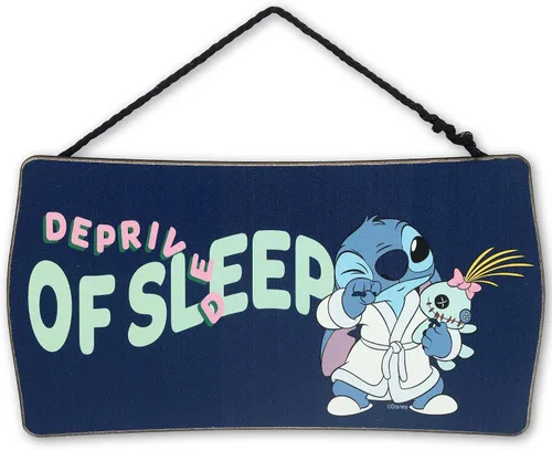 Miniatura 18 de Disney Lilo and Stitch Arte de Pared - Take It Easy Decoración de Pared de Madera Colgante para Dormitorio de Niños, Sala de Juegos o Sala de Cine