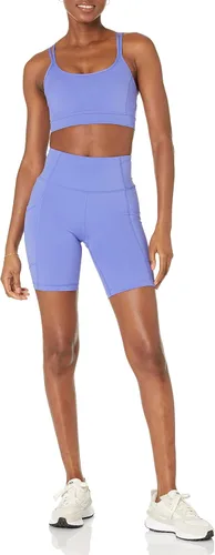 Miniatura 4 de Tienda Essentials Pantalones cortos de ciclismo Active Sculpt de tiro alto 7 con bolsillos para mujer
