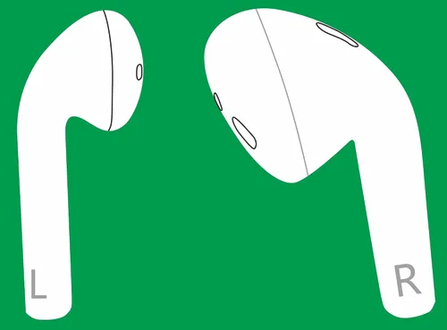 Miniatura 9 de Reemplazo de auriculares originales A2031 One Left para AirPod (2ª generación), solo lado izquierdo de la oreja, compatible con funda de carga