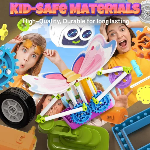 Miniatura 7 de SMILESSKIDDO Kit de ciencia para niñas de 5, 6, 7, 8, 10 años, juguetes STEM para niñas, ideas de regalo de cumpleaños para niñas, proyectos