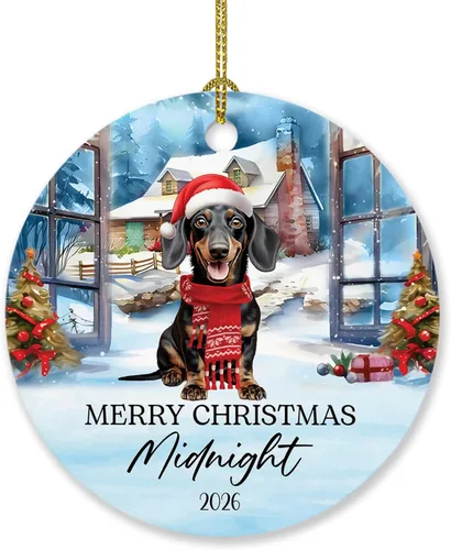 Miniatura 30 de Adorno de perro de Alaskan Malamute personalizado, árbol de Navidad, adorno de perro de Malamute de Alaska, regalos para amantes de los perros
